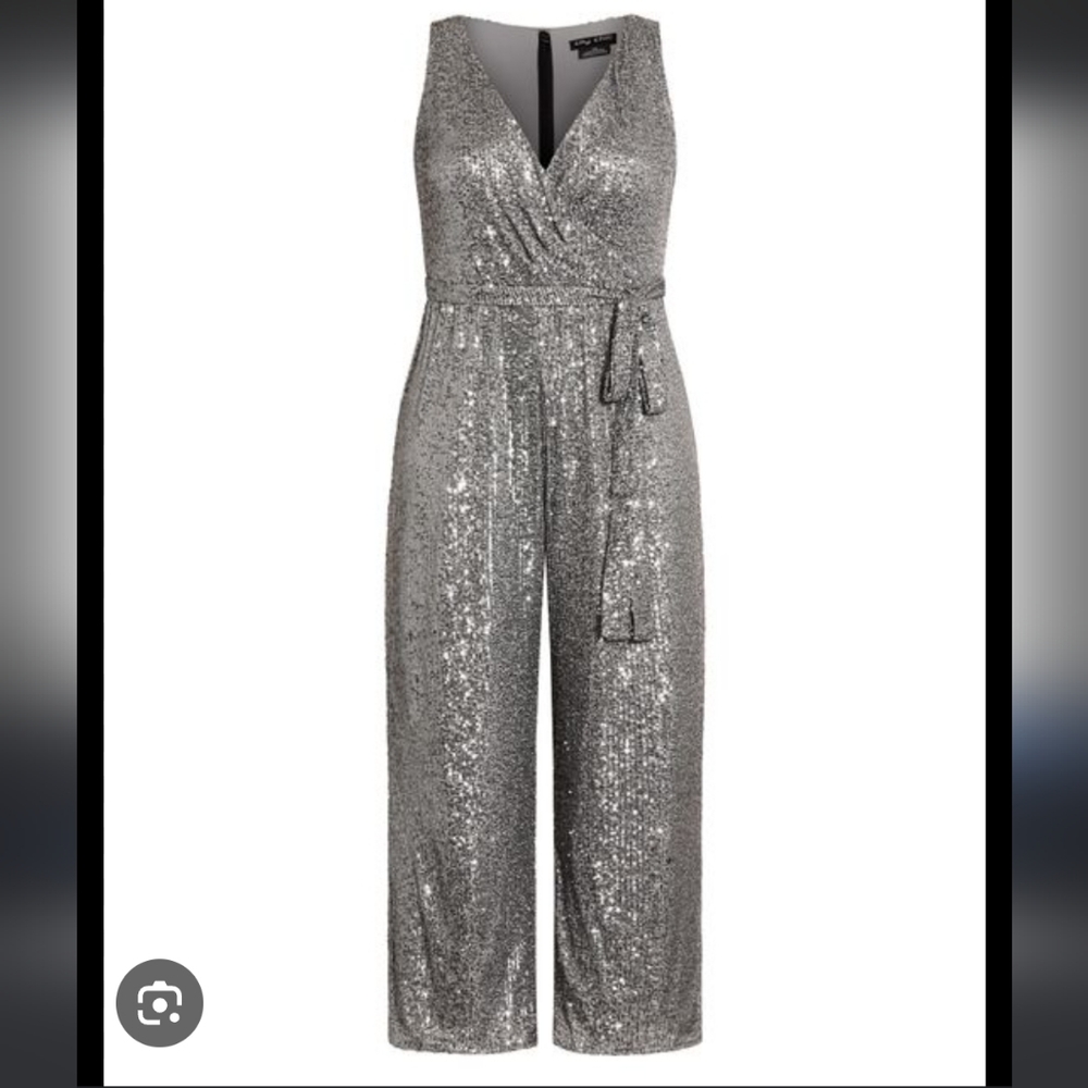 Dazzling Jumpsuit - gunmetal